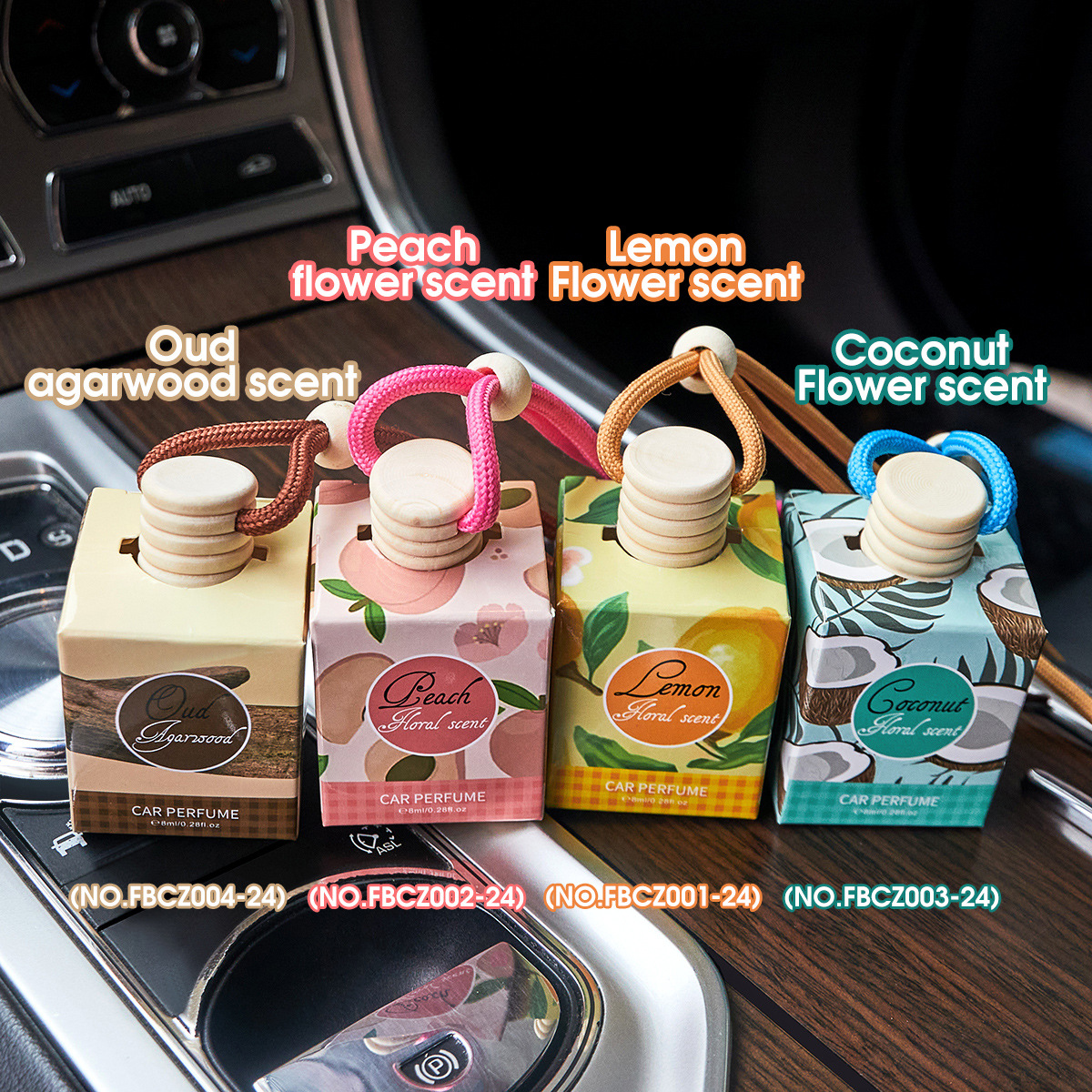 Car Air Freshener With A Lanyard, Deodorizing And Long-lasting Fragrance 7