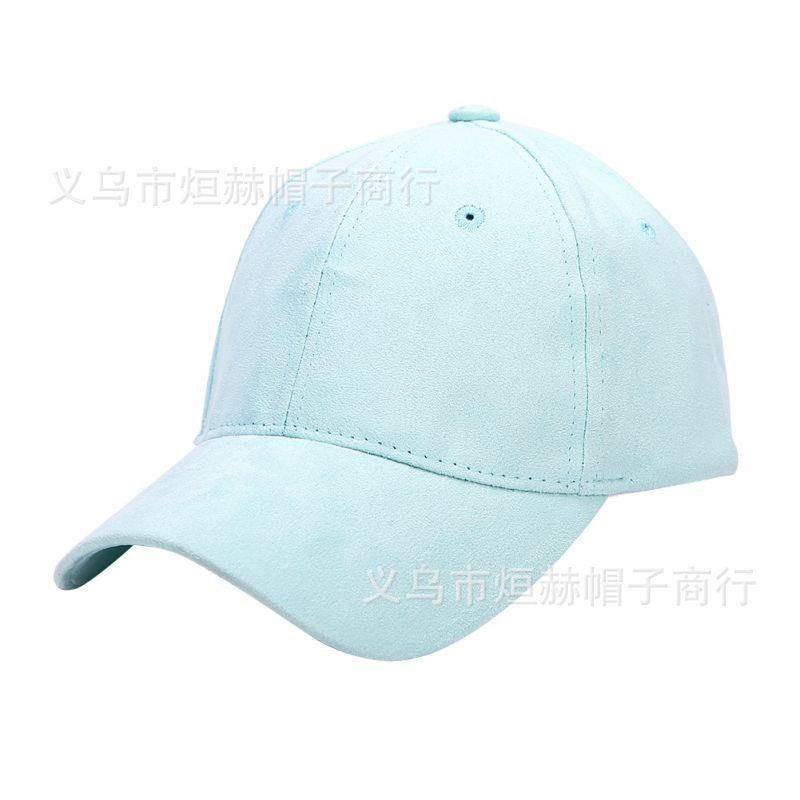 Light Board Deerskin Velvet Solid Color Men And Women Sports Baseball
