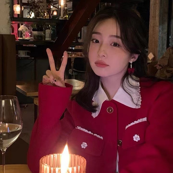 Womens Versatile Red Velvet Earrings For FallWinter And Christmas