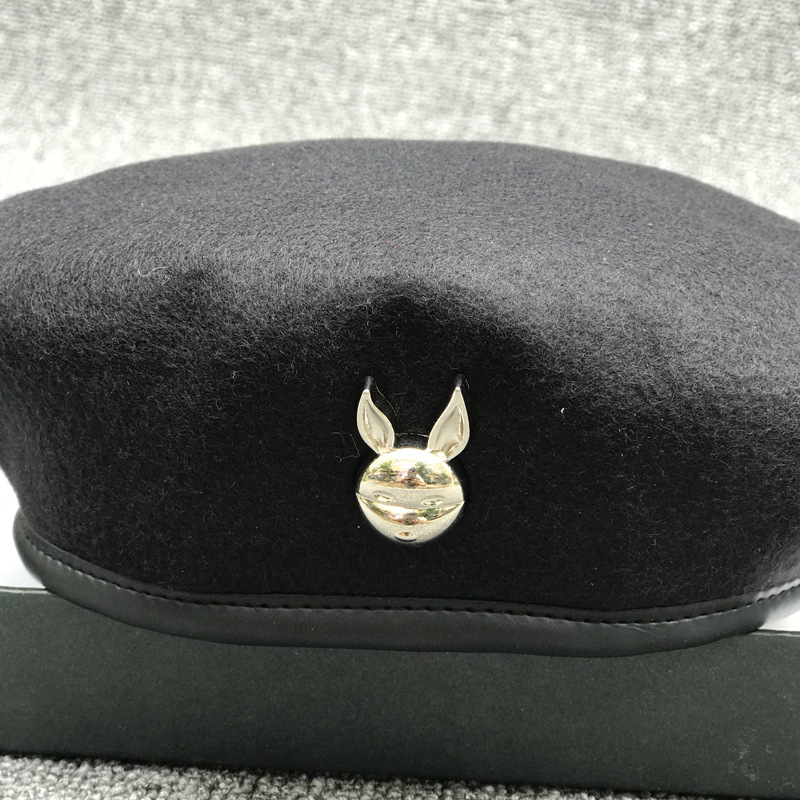 Bunny Beret Wool Japanese Style All-matching British Hat