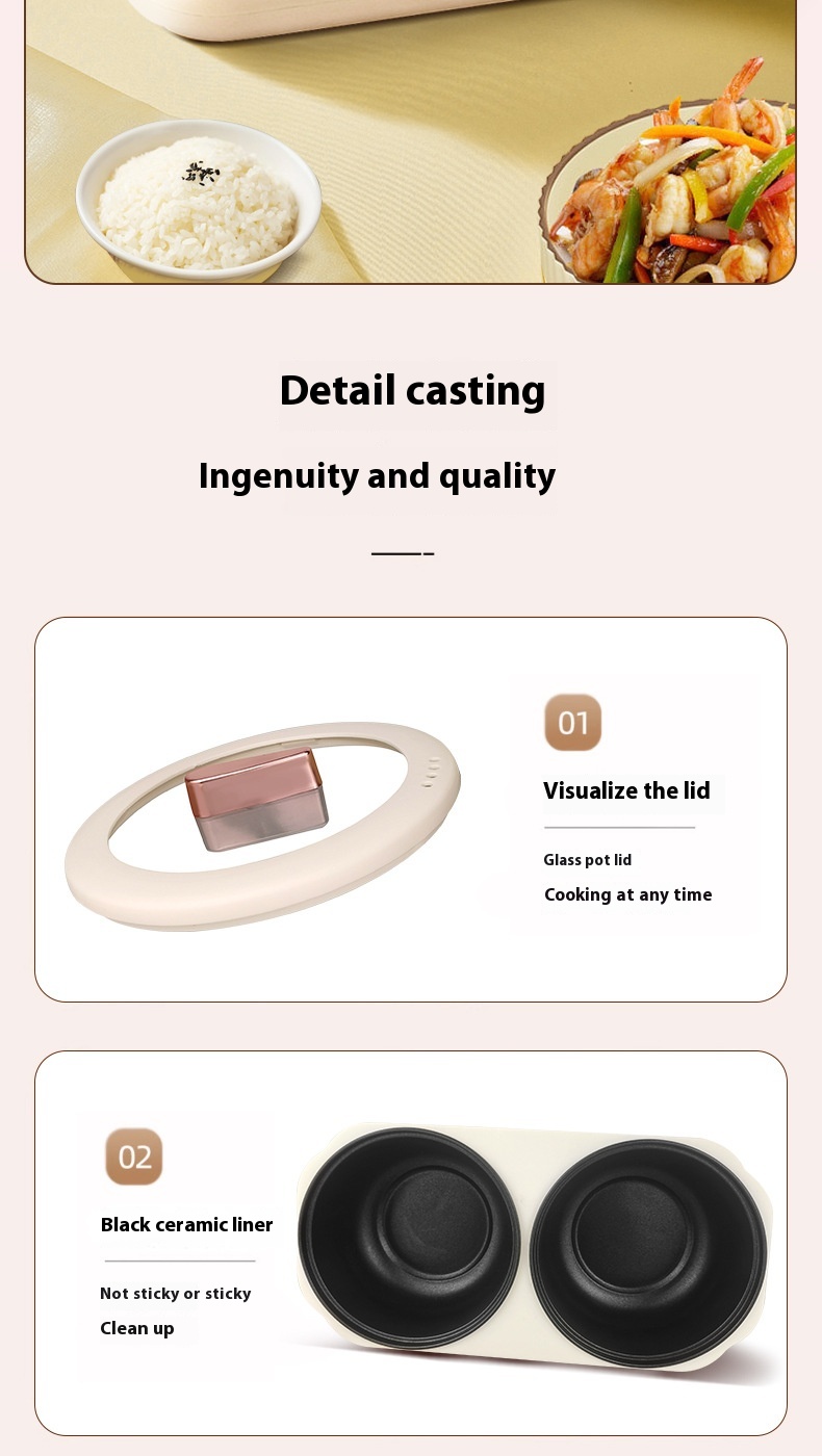 Double-liner Rice Cooker Automatic Multi-function - Image 7