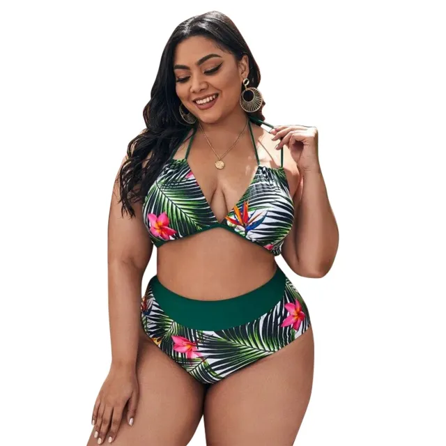 Push Up Split Large Size Bikini Swimsuit Picture Color L - Shop at LoveMi