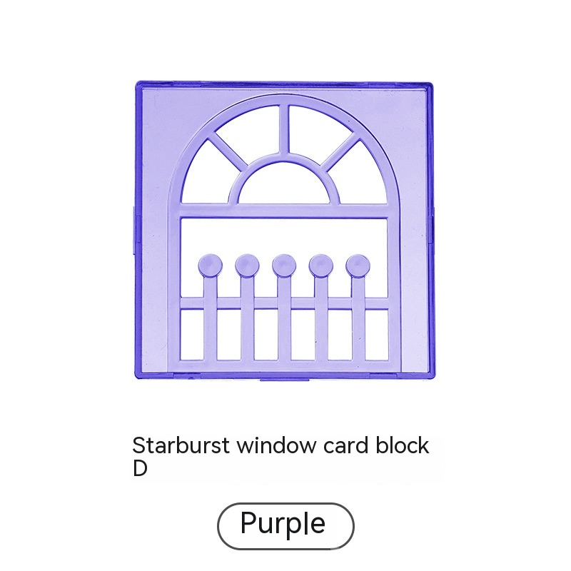 Window Card Block Purple