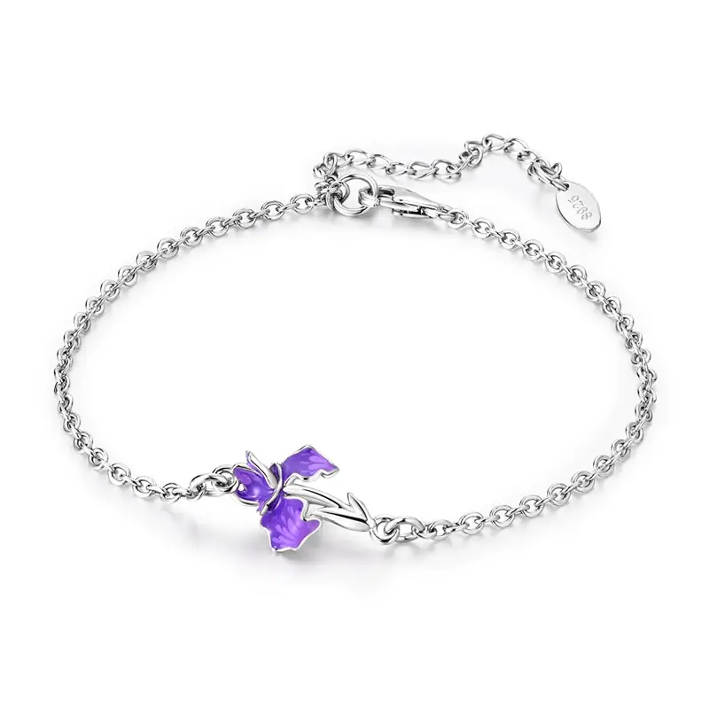 Colorful Feather Bracelet Adjustable Silver Plated High Sense Dreamcatcher