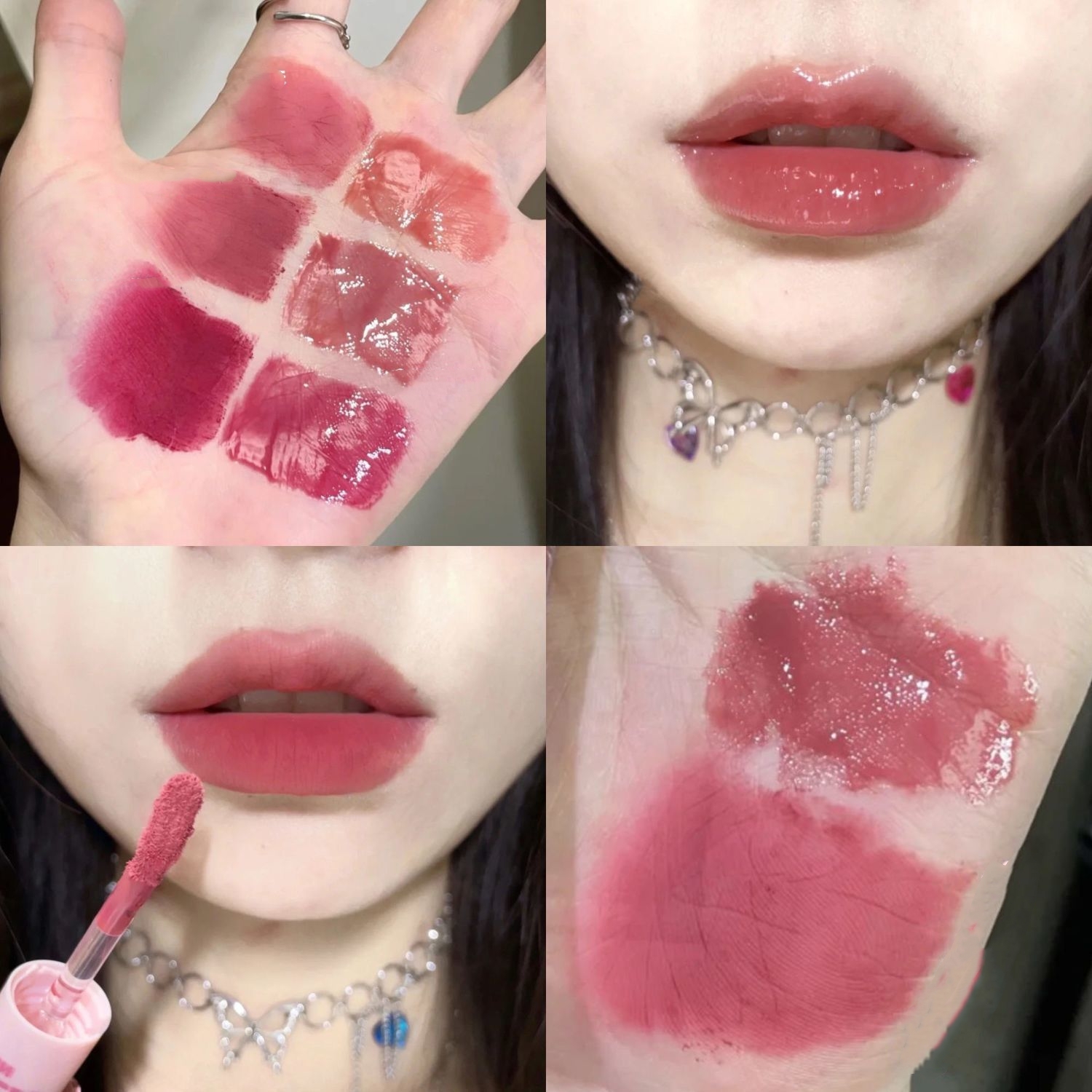Simple Moisturizing Long lasting Double headed Lip Lacquer 05 Lunch Break - Shop at LoveMi