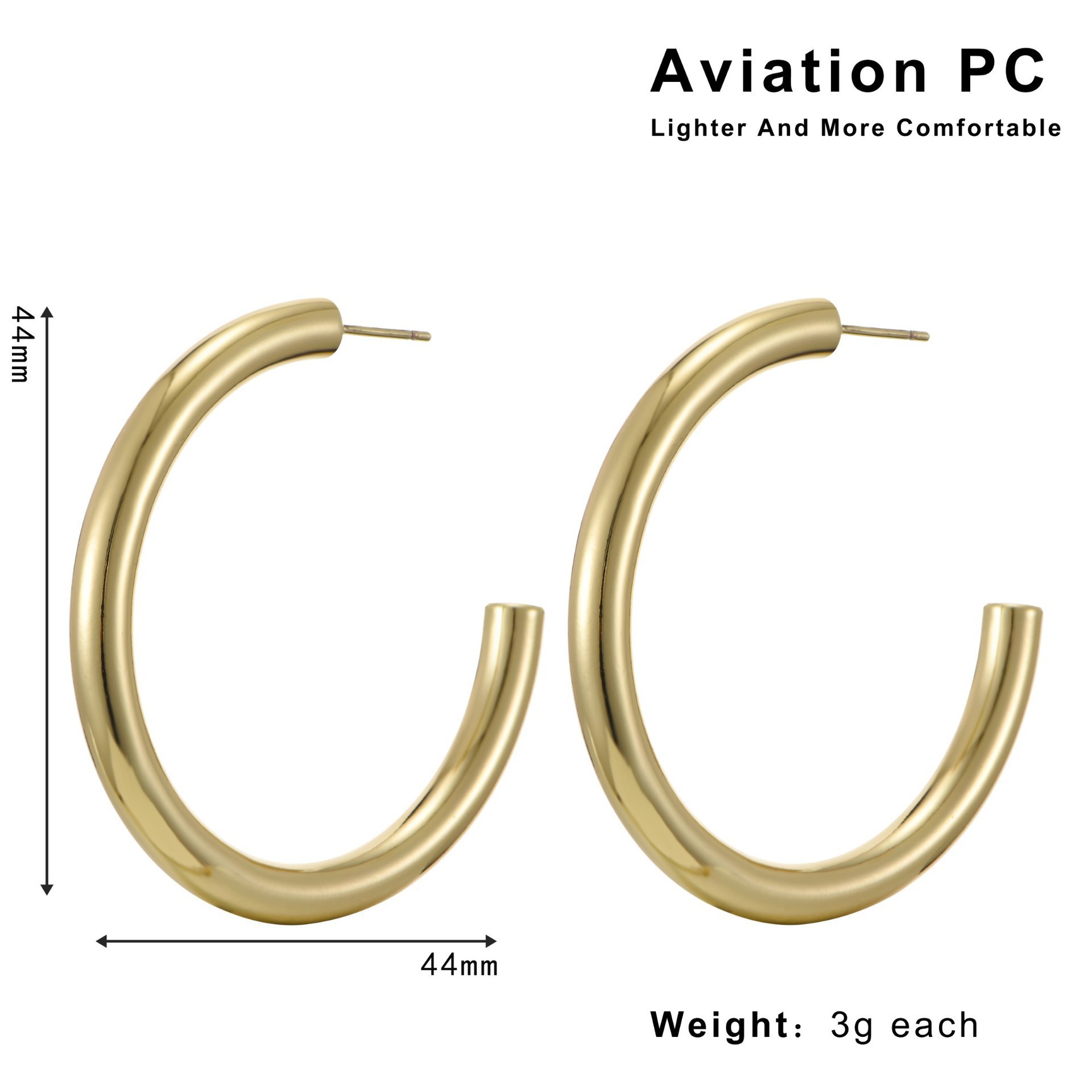 Geometric Retro French Style Light Luxury Hollow Earrings