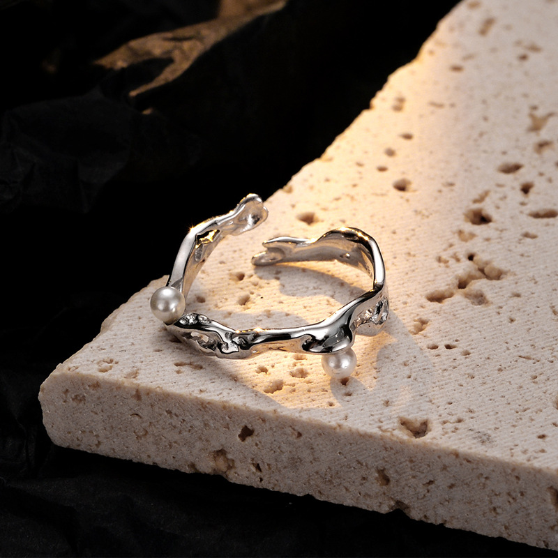 Simple All-match Sterling Silver Hollow Ring
