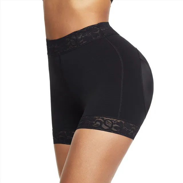 Tight Gridles Shaping High Waist Package Hip Boxer Abdominal Pants Black - Shop at LoveMi