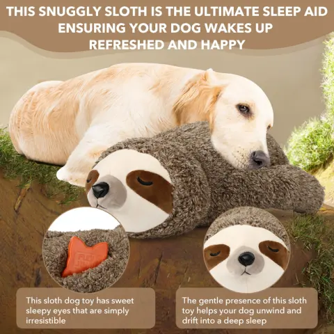Pet Soothing Plush Toy Training Interactive Toy with Heartbeat