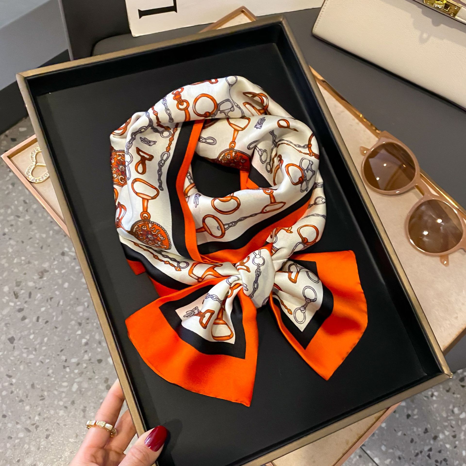 Fashion Silk High-grade Shawl Scarf