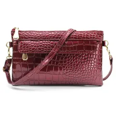 Fashion Shoulder Messenger Bag For Women Casual Clutch - Red - View 1
