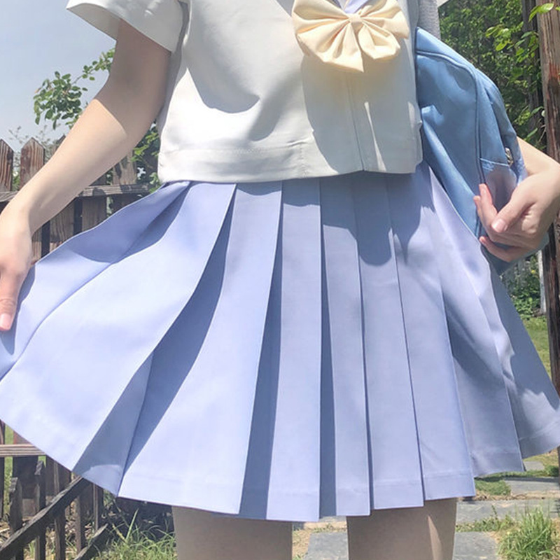 Uniform Skirt Sailor Suit Girls Girlfriends Clothes 43Cm Umbrella Skirt - Shop at LoveMi