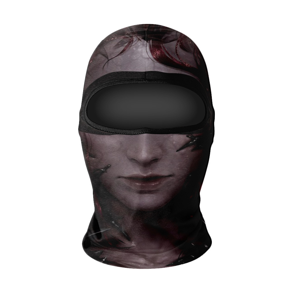 Summer Breathable Full Face Outdoor Sun Protection Quick-drying Ice Silk Headgear 38