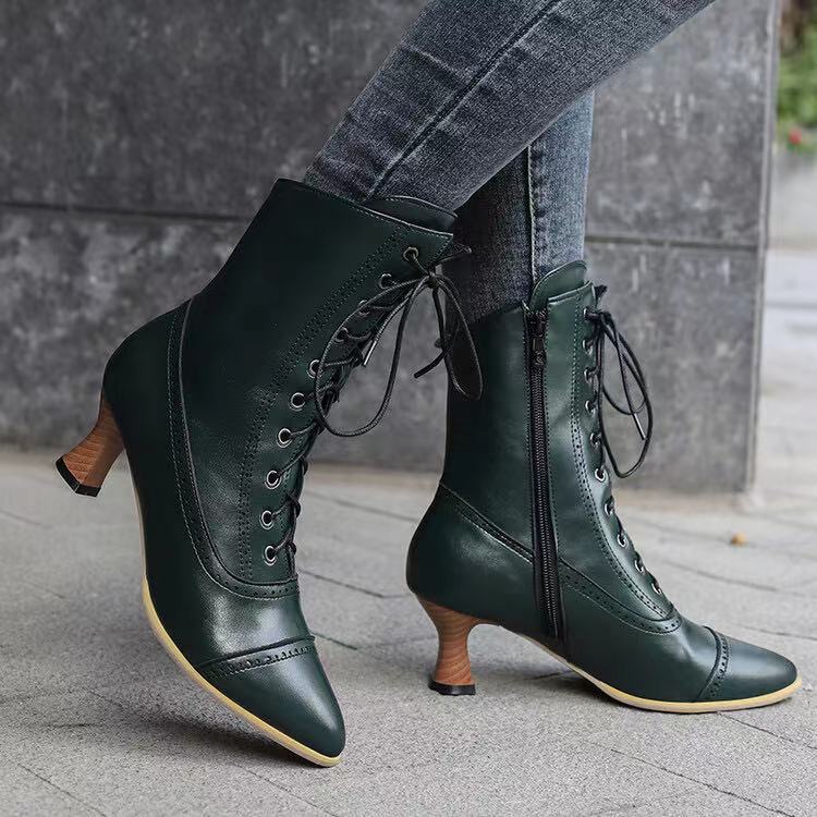 Women’s High Heel Martin Boots