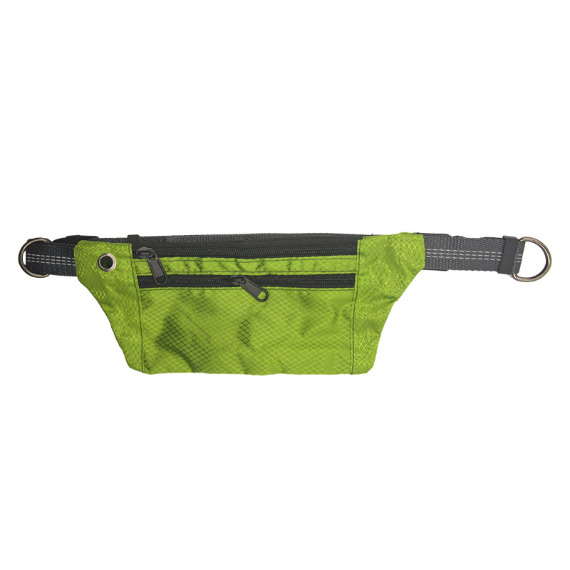 Pet Waist Bag With Exercise Leash - Pet Waist Bag With Exercise Leash Green Red Heart Card GG4213