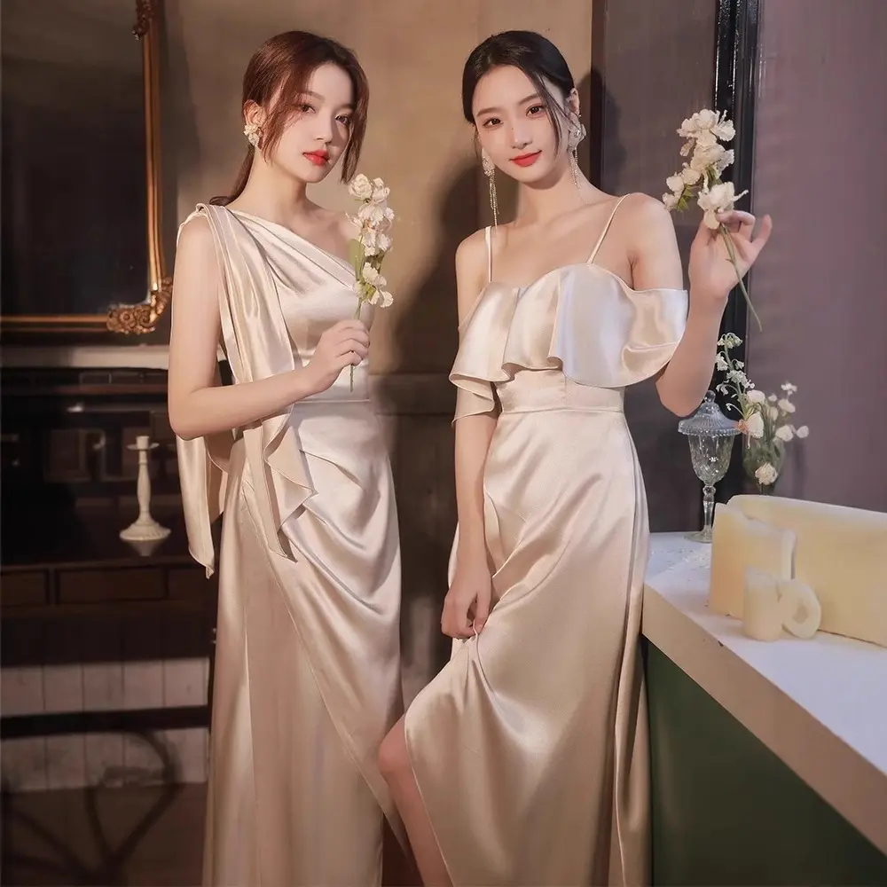 Simple And Light Luxury Satin Sisters Group
