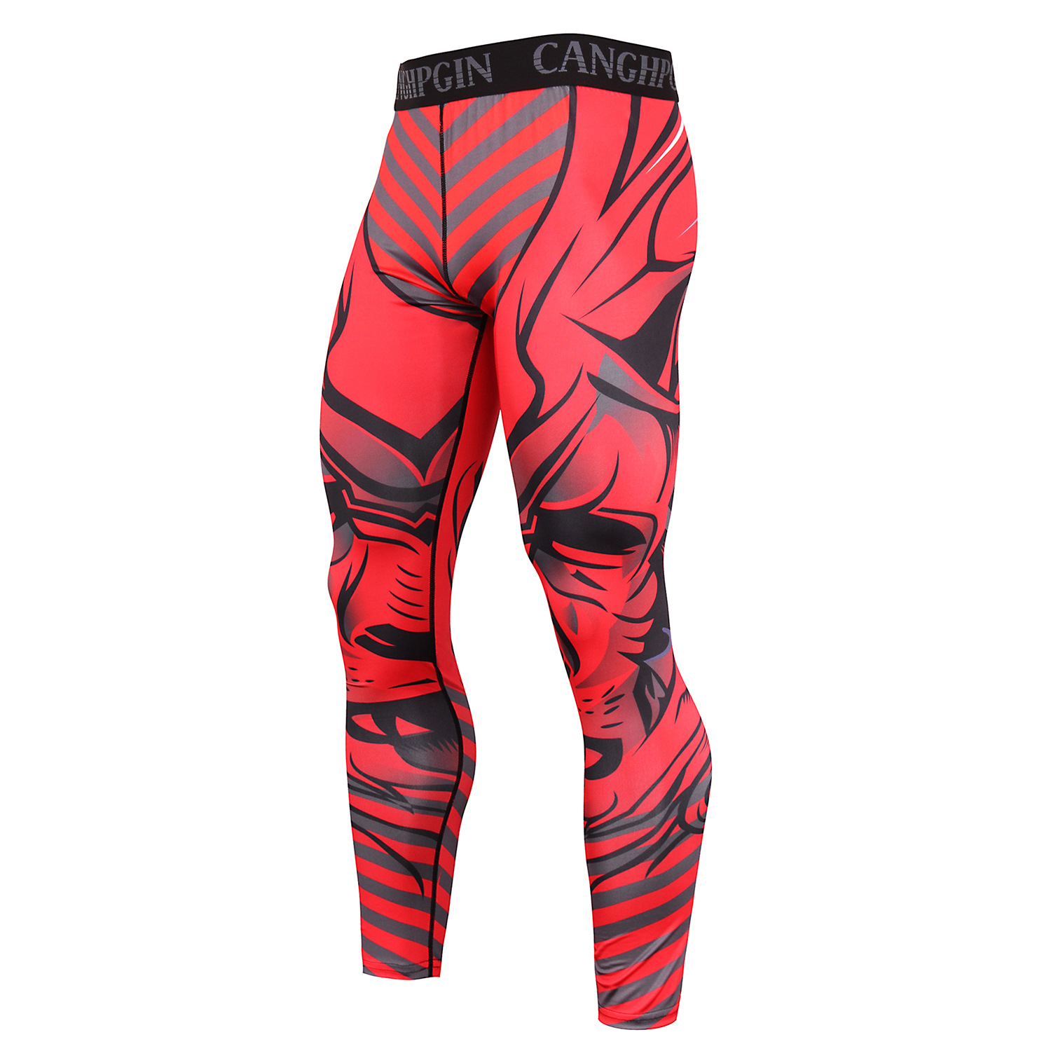 Title 8, Herren High Elastic Compression Pants für Laufe...