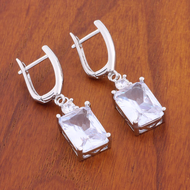 Stylish Vintage And Sophisticated Zircon Drop Earrings