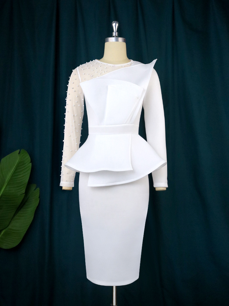 Designer Model Cutting Piece Stitching Dress