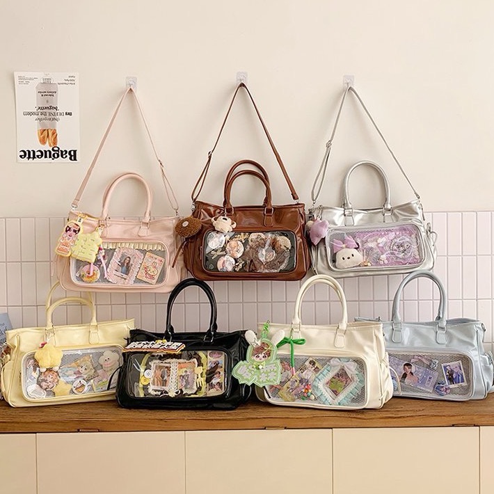 Womens Fashionable Solid-color Minimalist Backpack