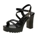 Chunky Heel High Heeled Sandals view 5