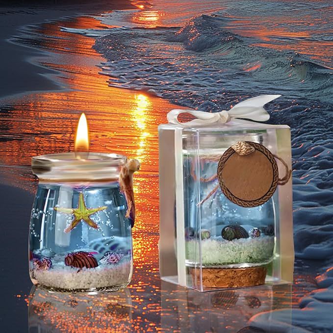 Title 4, Ocean Theme Aromatherapy Candle