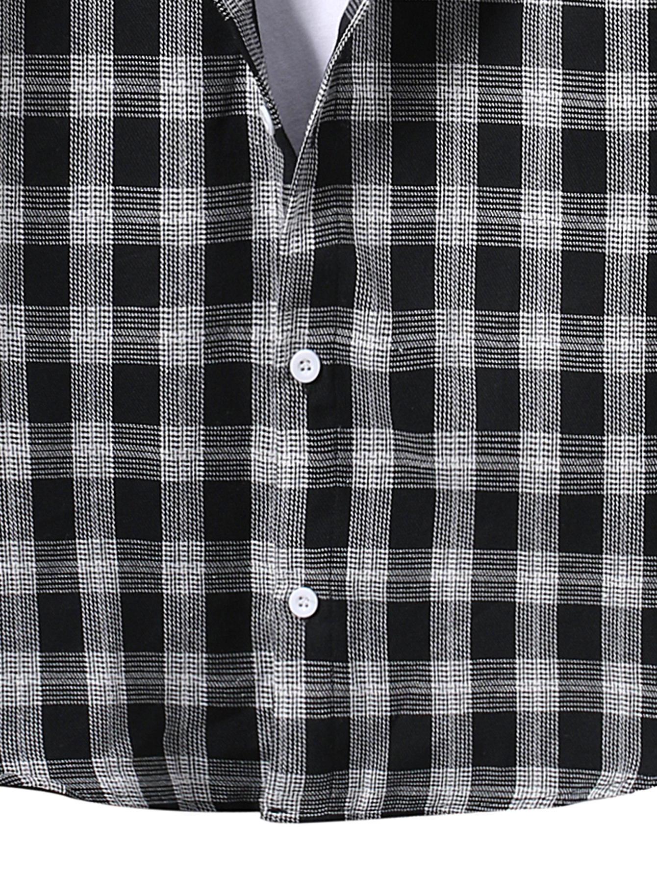 Title 10, Nieuwe Heren Hooded Plaid Shirt met Lange Mouwe...