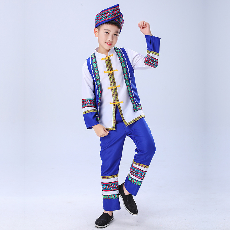 Ethnic Minority Dance Performance Costume For Boys — foto 2