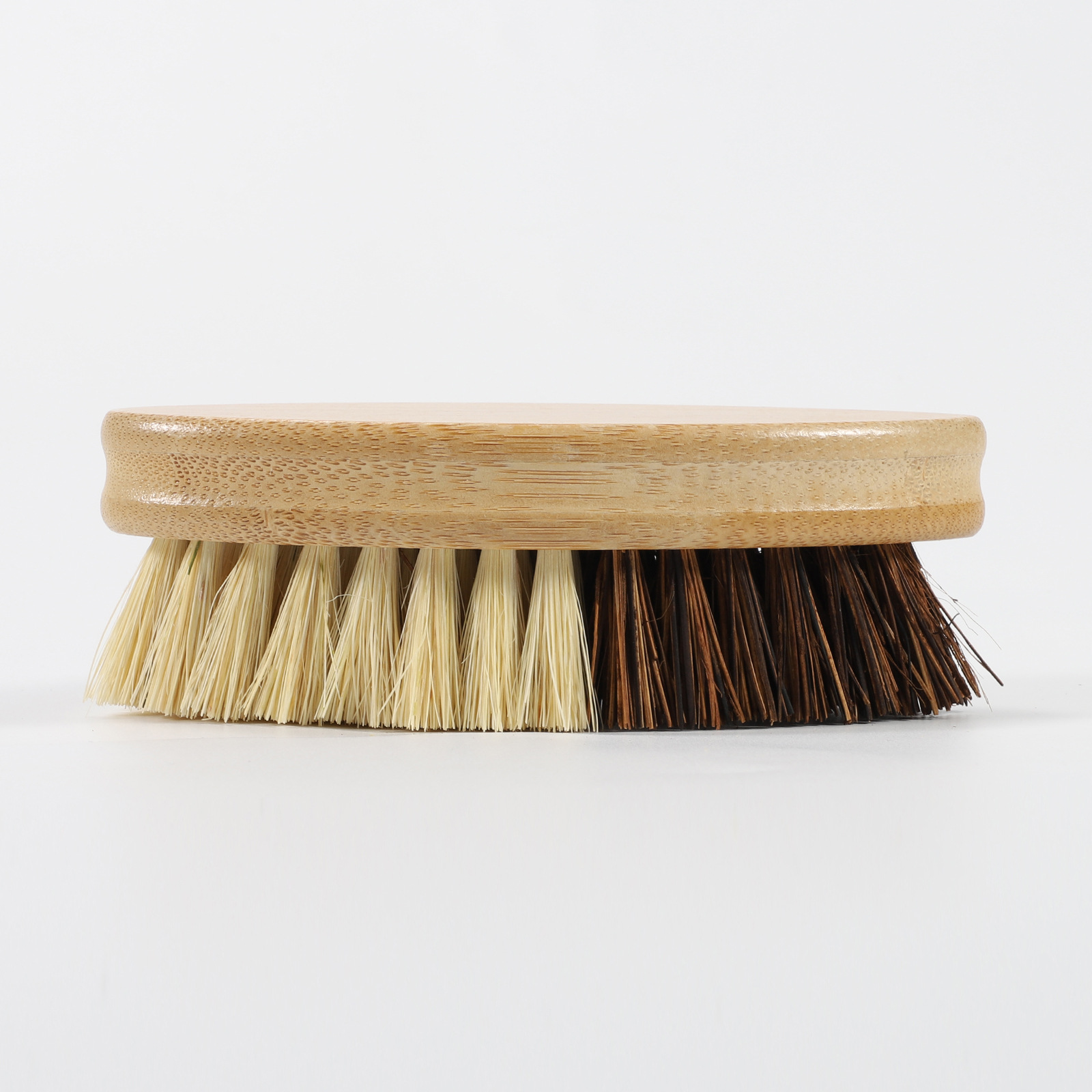 Bamboo Vegetable Brushes Two-tone Oval