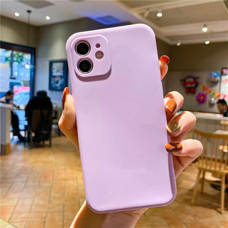 Straight Edge Liquid Silicone Protective Sleeve Phone Case - Image 11