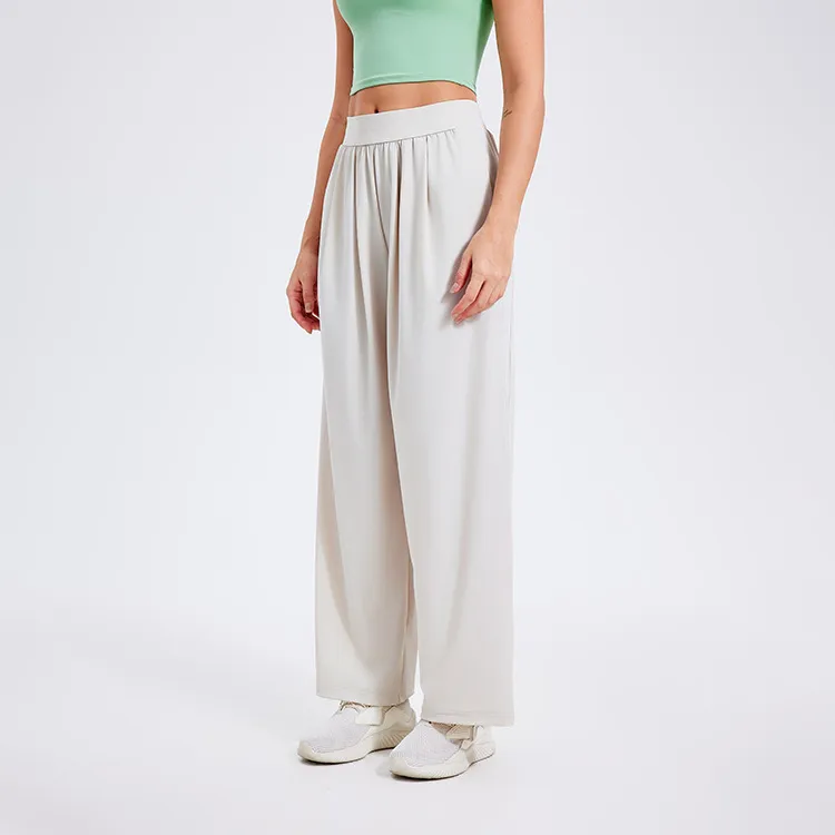 Women's Fashionable Outdoor Quick-drying Sports Cool Pants - Milk Apricot