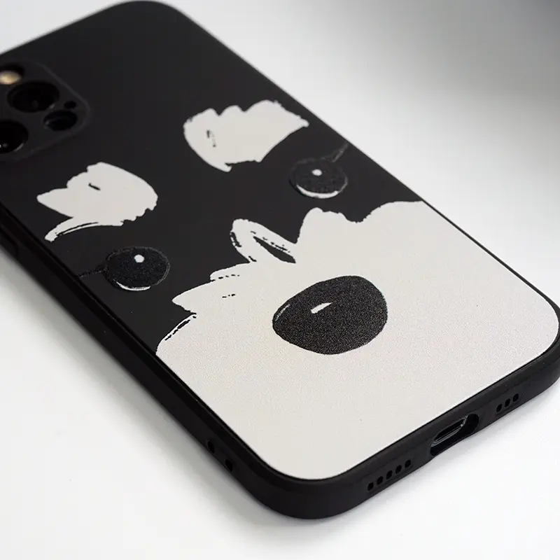 Liquid Silicone Phone Case Full Hemming