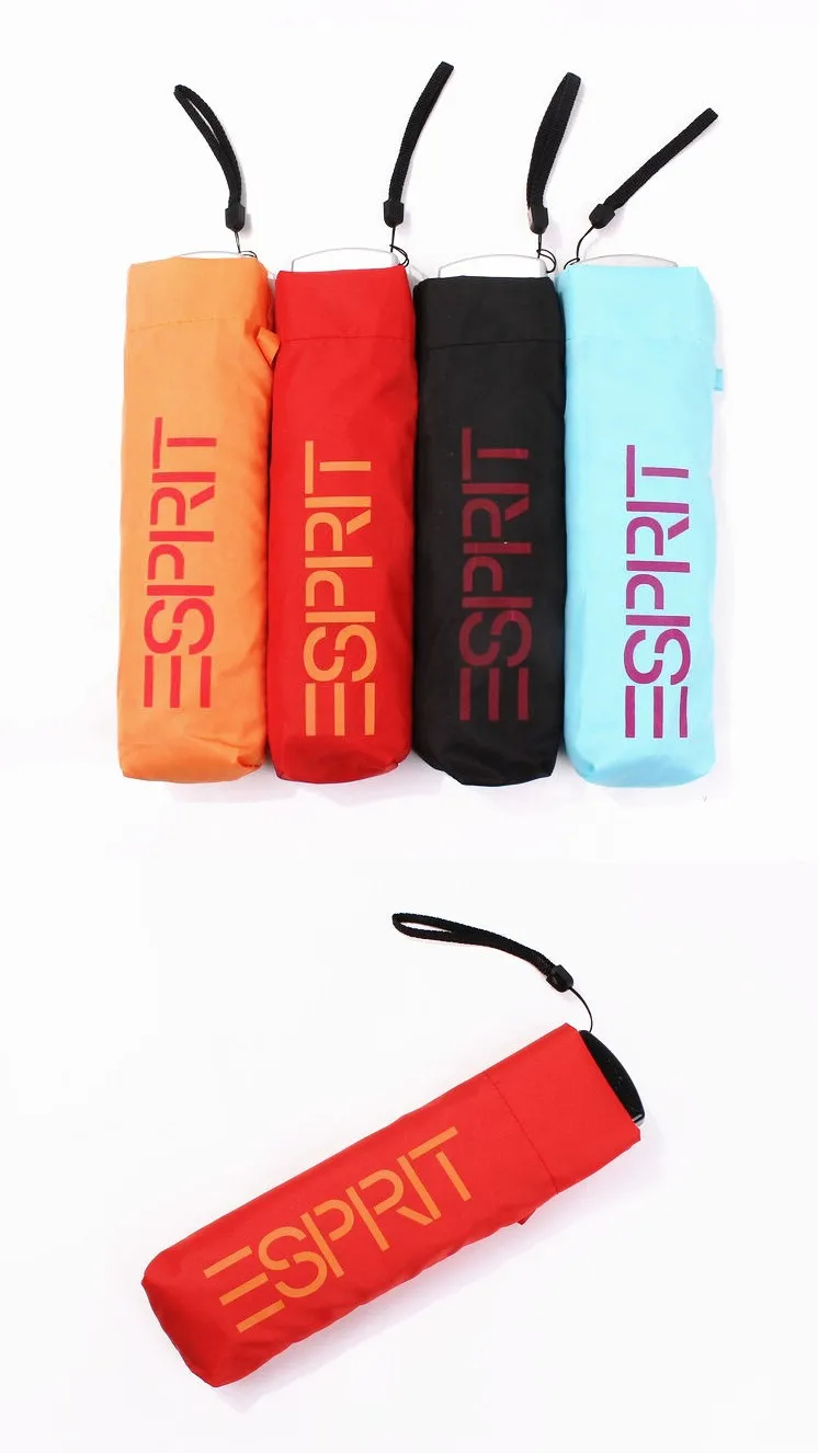 Title 3, 4 Colors Small Pocket Folding Pencil Umbrella U...