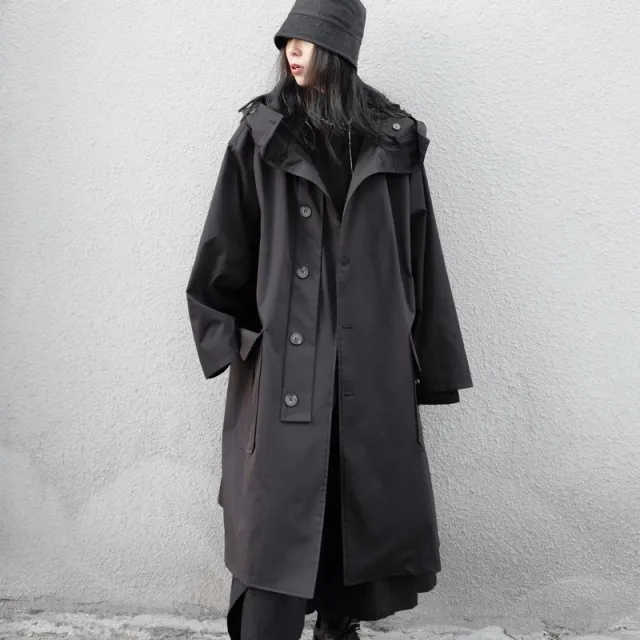 Japanese Dark Design Yamamoto Anorak Black - Shop at LoveMi