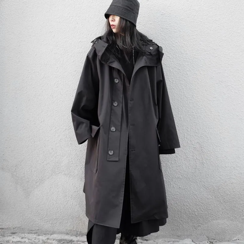 Japanese Dark Design Yamamoto Anorak - Black