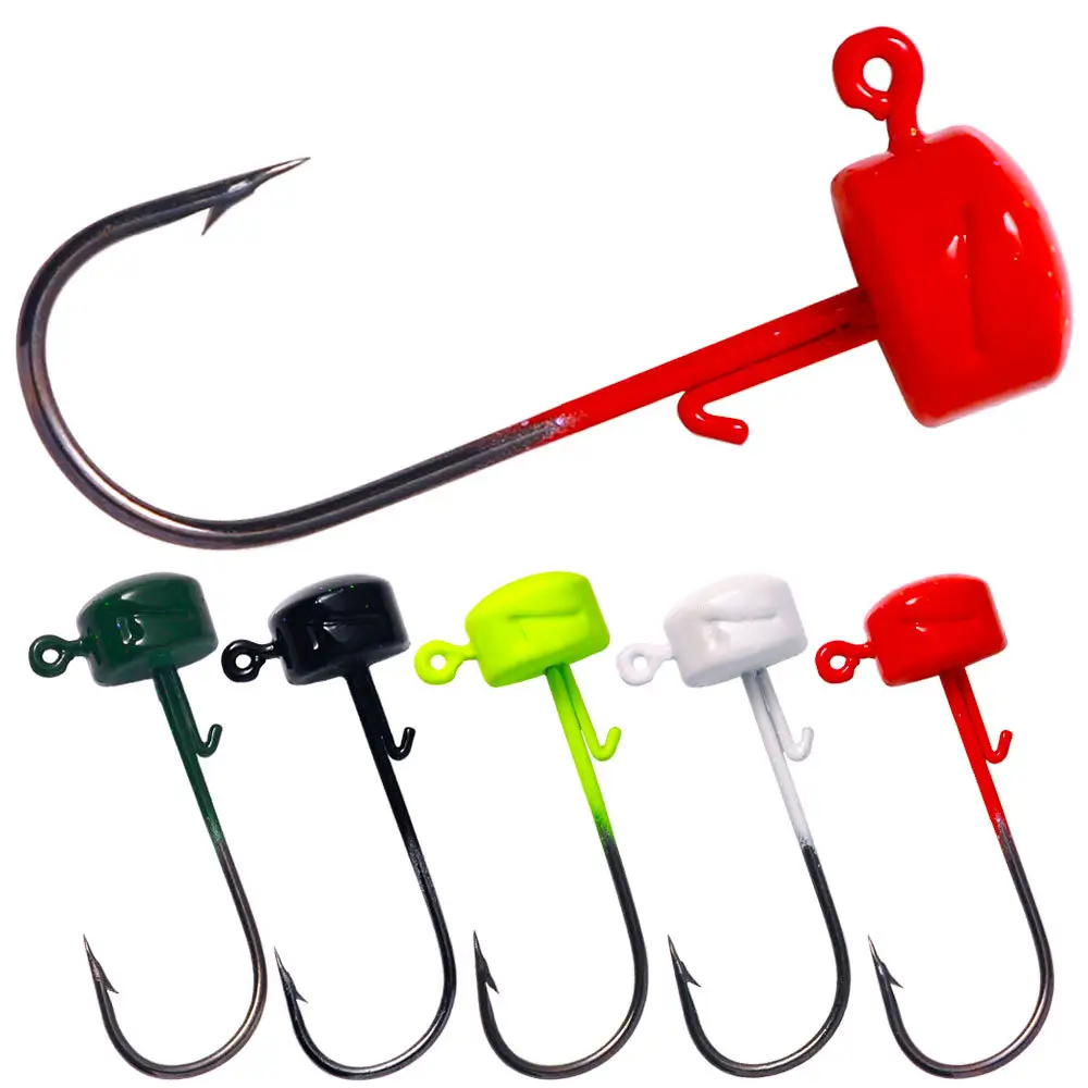 Mushroom-shaped Haircut Fishhook Jig Hook Suit