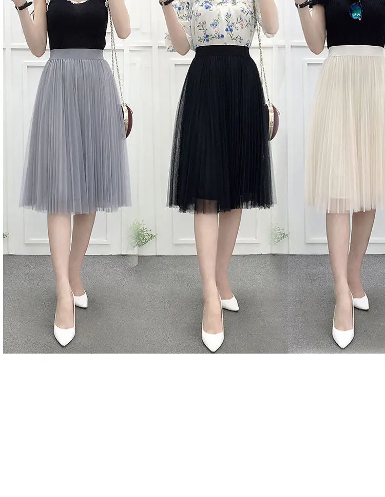 Title 11, New High-Waisted, Slim, All-Match Fairy Skirt, ...