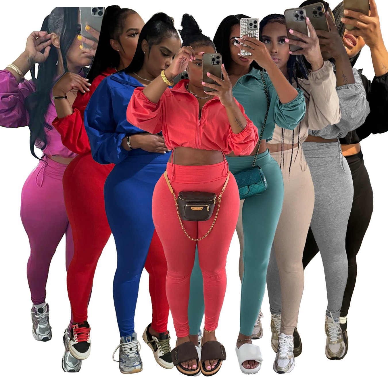 European And American-style Sexy Drawstring Waist Cinching Midriff-baring Tight... 2