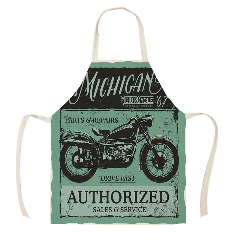 Title 1, Creative Motorcycle Poster Art Letter Linen Kit...