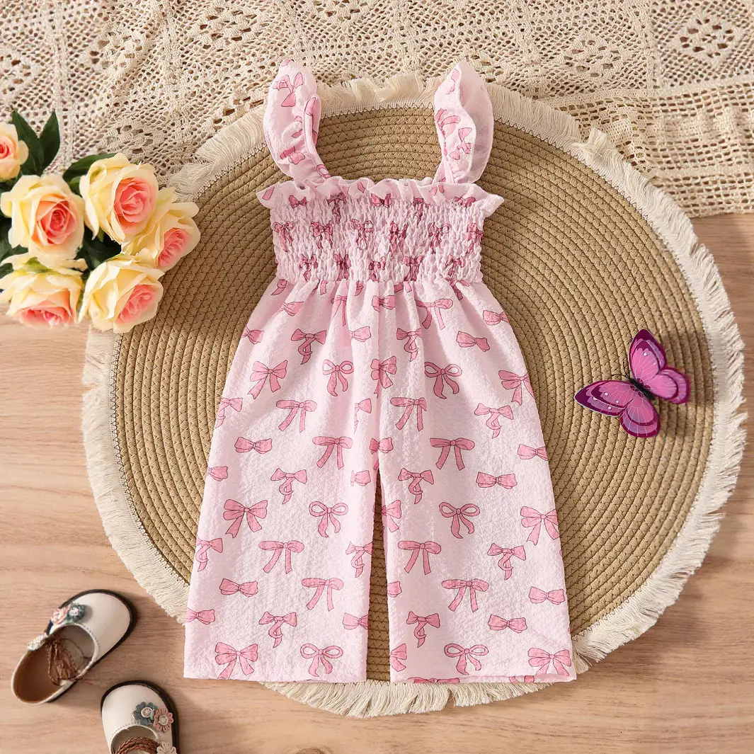 Jumpsuit With Bow Detail On The Legs