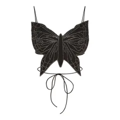 New Women's Fashion Short All-matching Slim Fit Camisole - Black - View 1