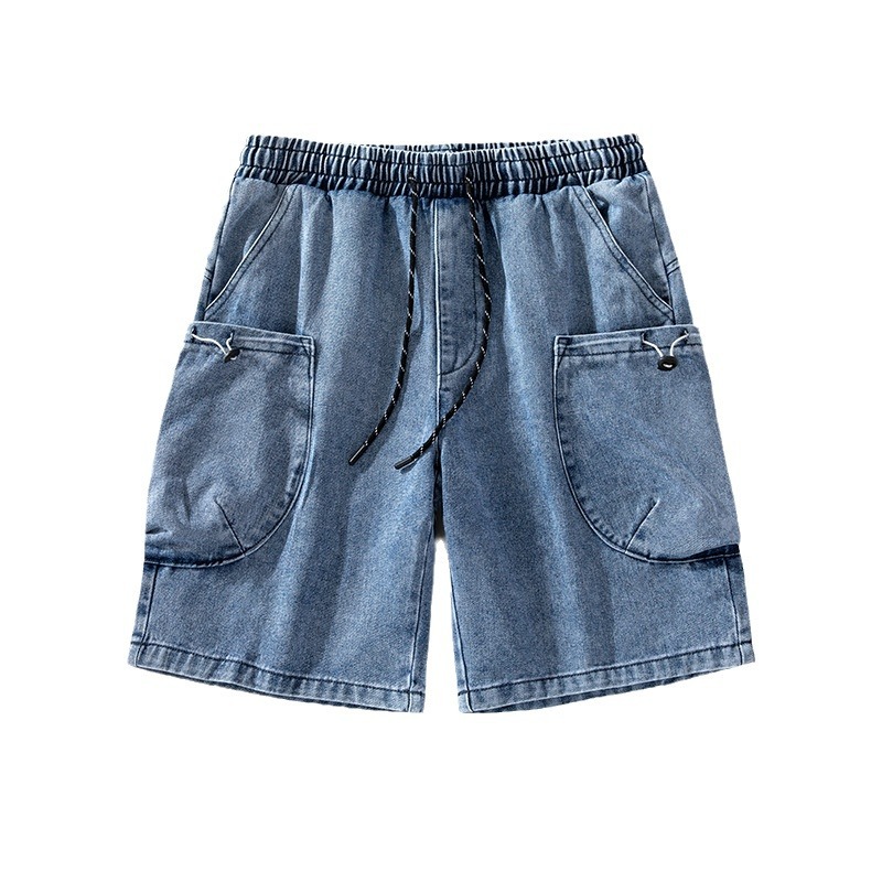 Hong Kong-style Streetwear European American Large-pocket Cargo Shorts 5