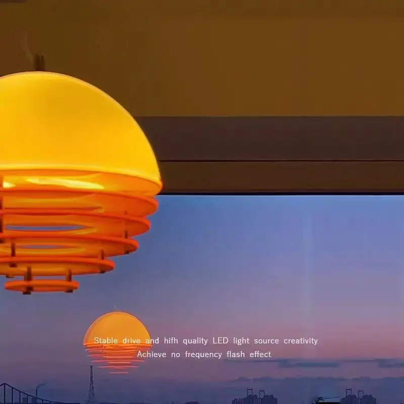 Sunset Orange Restaurant Bedroom Bar Counter Niche Ambience Light