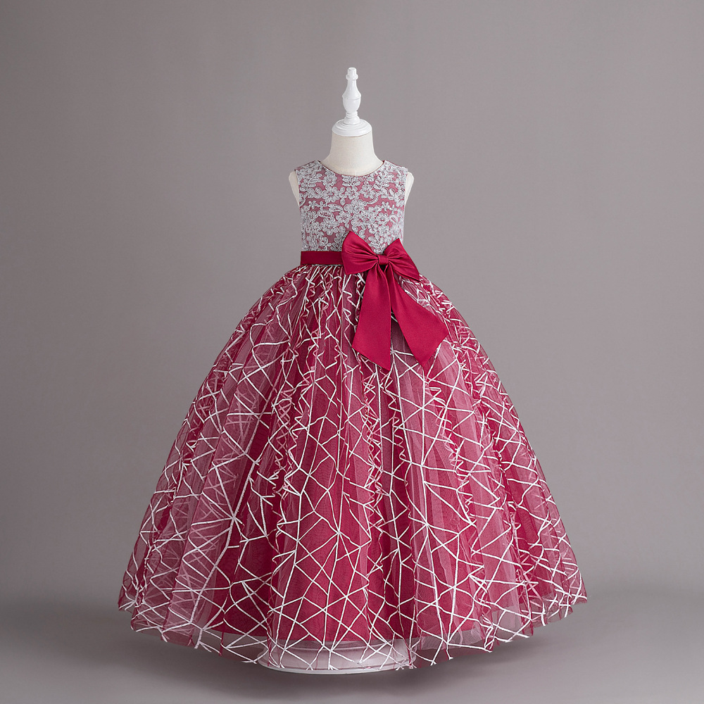 Girls Birthday Princess Dress Gauzy Gown - Image 3