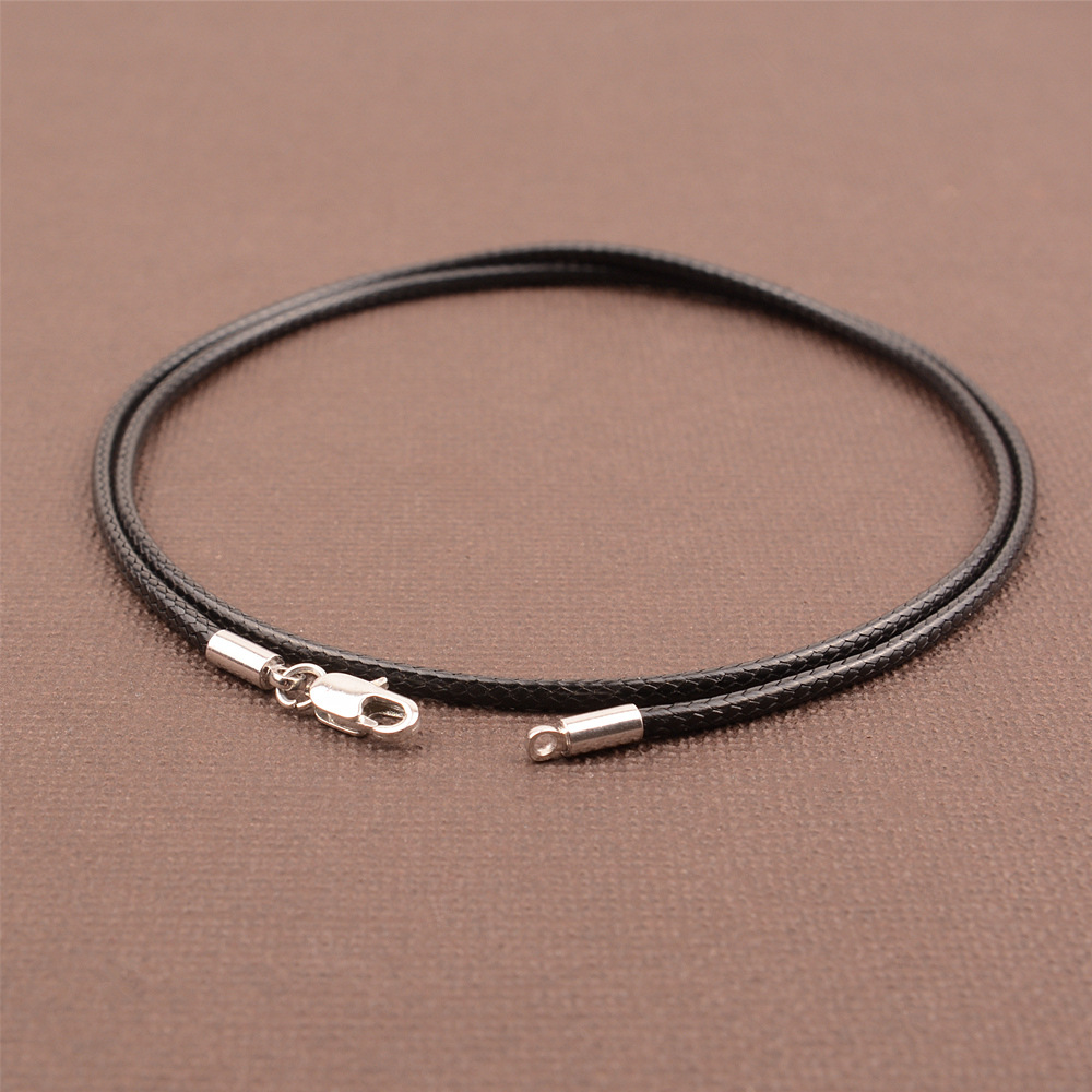 High-quality Waxed Leather Necklace Cord And Pendant Cord