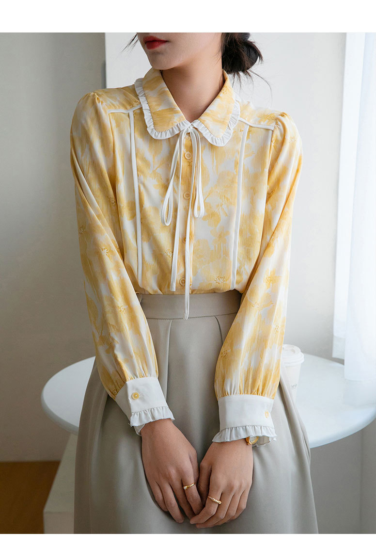 Long Sleeve Shirt Design Sense Sweet Top