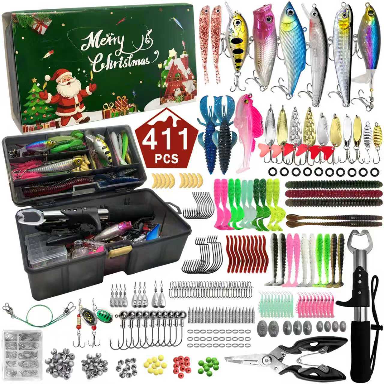 Christmas Fishing Lure Gift Box Blind Box Lure Set