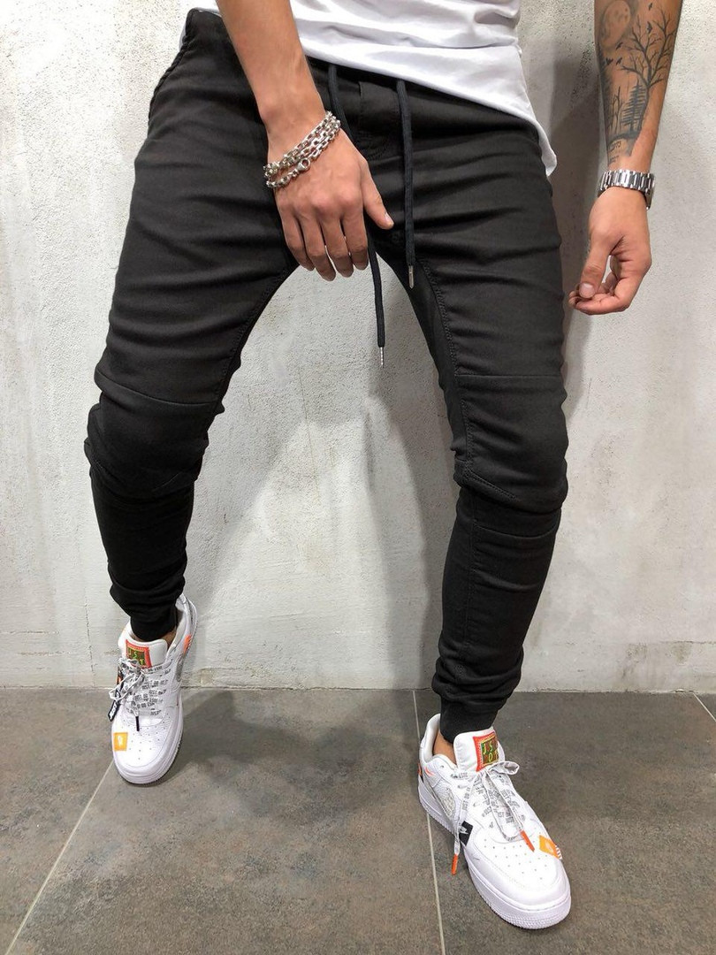 Title 3, Denim fabric casual sports pants