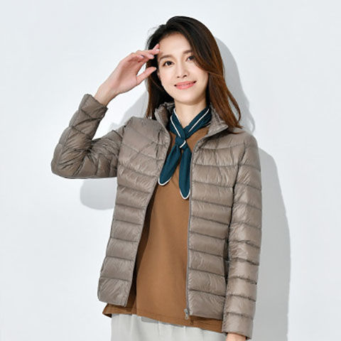 Warm Slim-fit Korean-style White Duck Down Fashion Coat