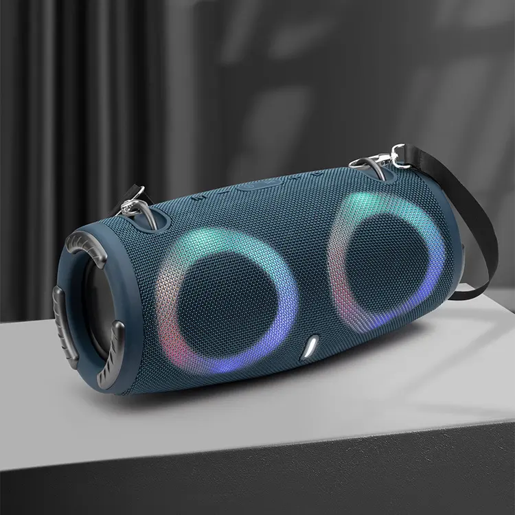 War Drum Three-generation Bluetooth Speaker with RGB Colored Lights